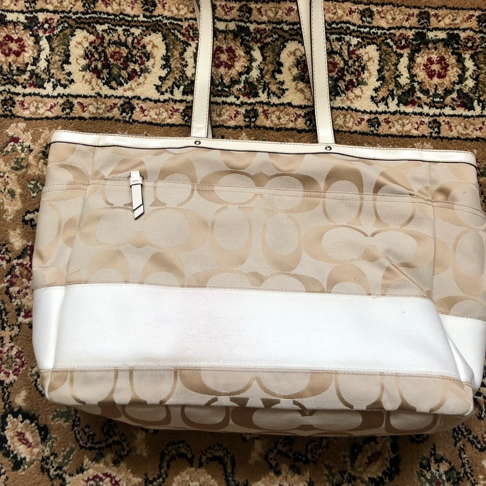 Coach baby bag